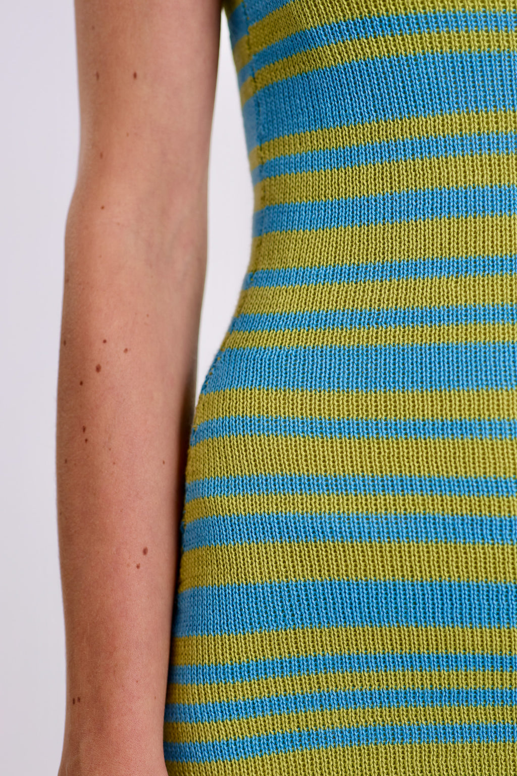 SPAGHETTI STRAP DRESS - BLUE