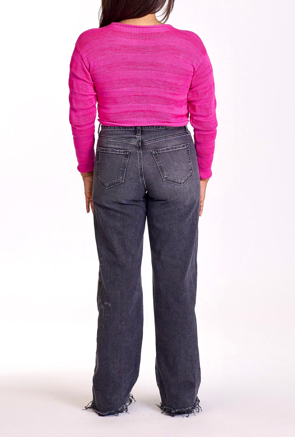 CROPPED PULLOVER - PINK