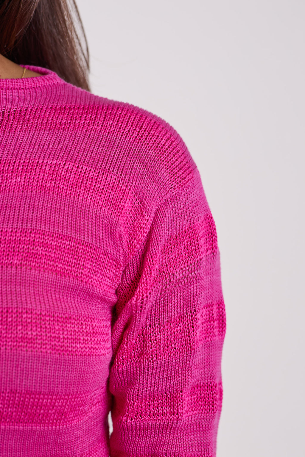 CROPPED PULLOVER - PINK
