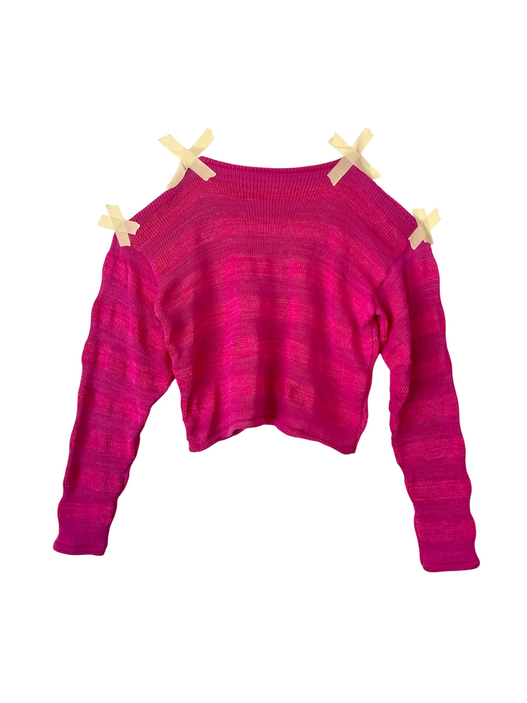 CROPPED PULLOVER - PINK