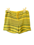 KNIT SHORTS - YELLOW