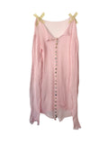 SHEER CARDIGAN - PINK