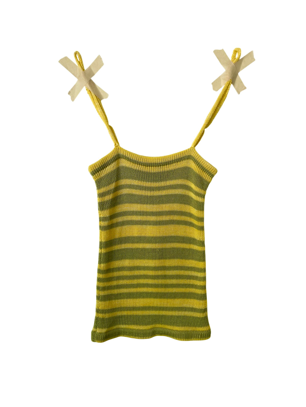 SPAGHETTI STRAP TANK - YELLOW