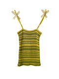 SPAGHETTI STRAP TANK - YELLOW